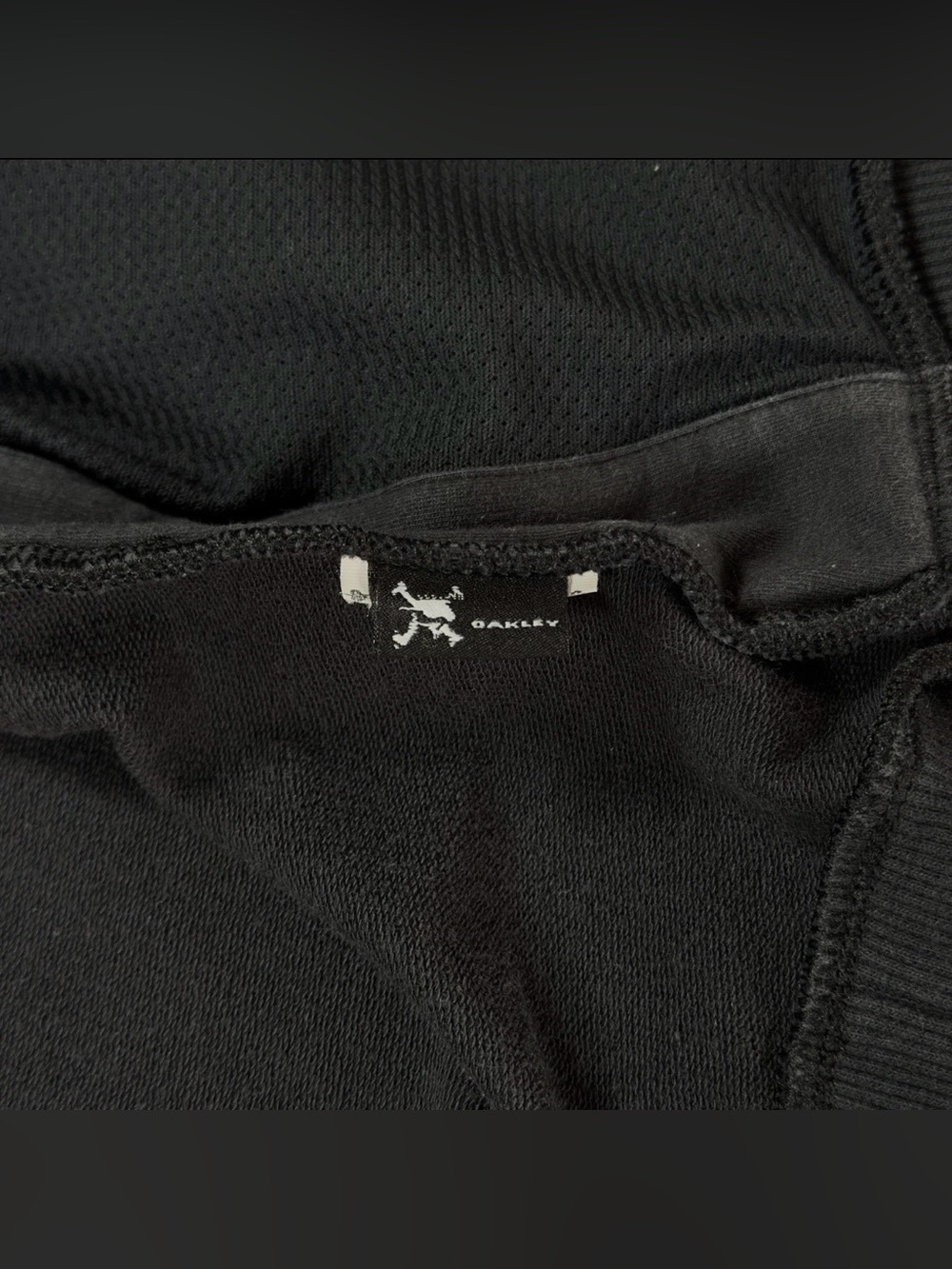 Oakley Enhance Technical Fleece Full Zip Hoodie Mens Large Gray Training Jacket - Picture 4 of 8